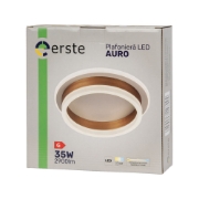 Imagine Plafoniera Auro LED 35W 3CCT 2900lm IP20, auriu, Erste