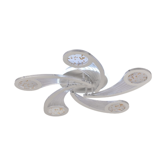 Imagine Plafoniera Drop LED 70W 3CCT 6650lm IP20, alb, Erste