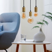 Imagine Bec LED filament  ST64 6.7-60W E27 920-950, auriu, Wiz