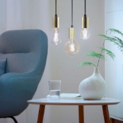 Imagine Bec LED filament  ST64 6.7-60W E27 920-950, auriu, Wiz