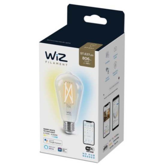 Imagine Bec LED filament ST64 6.7-60W E27 927-965 wifi, Wiz