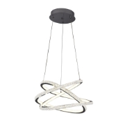 Imagine Pendul Style LED 140W 1m 3CCT cu telecomanda, crom, Erste
