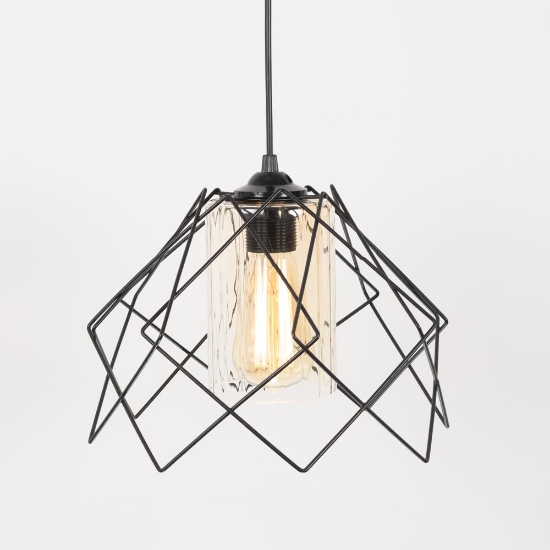 Imagine Pendul Kontes Negru 1xE27 60W