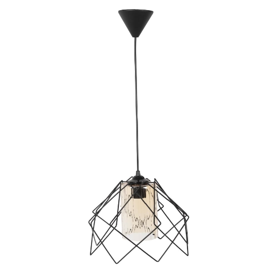 Imagine Pendul Kontes Negru 1xE27 60W
