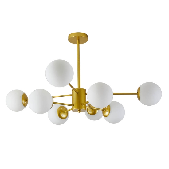 Imagine Pendul Lace 8XE27 IP20, auriu, Erste
