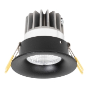 Imagine Spot LED rotund Sumota mini 8W 4000K IP44, negru, Metsan