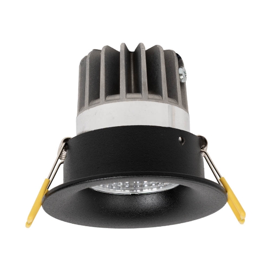 Imagine Spot LED rotund Sumota mini 8W 4000K IP44, negru, Metsan