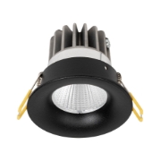 Imagine Spot LED rotund Sumota mini 8W 4000K IP44, negru, Metsan