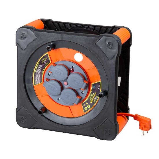 Imagine Derulator caseta 4 prize 35m 3X1.5 IP44 - BYLION