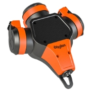 Imagine Cuplă triplă cauciuc portocalie – BYLION