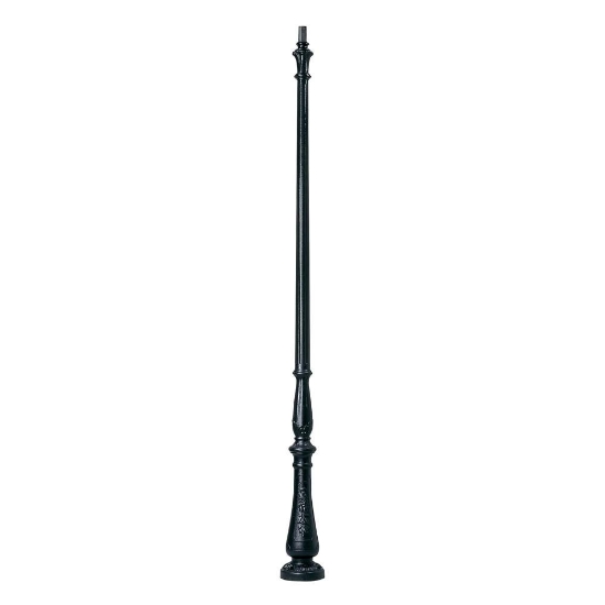 Imagine Stalp Pietonal Clasic Negru HOREB 3.5m - FUMAGALLI