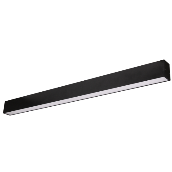 Imagine Corp Liniar Interconectabil LED Negru ETERNA 42W 4000K 1500mm IP40 Dispersor Opal - PELSAN