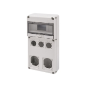 Imagine Tablou neechipat 10 module 5 locuri de priza IP65 – GEWISS | GW68027N