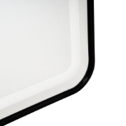 Imagine Oglindă baie cu iluminare LED 10W CCT 59x78 cm negru IP44 – ERSTE