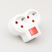 Imagine Adaptor 2 Prize cu CP cu Intrerupator Compact