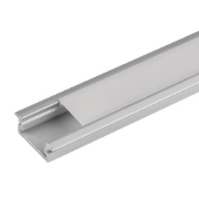 Imagine Profil aluminiu drept APK201 cu dispersor opal, 26×8 mm, lungime 2 m