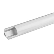 Imagine Profil aluminiu colț APK204 cu dispersor opal, 16×16 mm, lungime 2 m