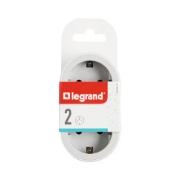 Imagine Adaptor 2 prize 16A alb-gri – LEGRAND | 694516