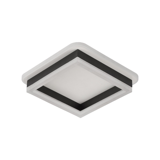 Imagine Plafoniera Elya LED 35W 3CCT 2975lm, negru si alb, Erste