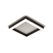 Imagine Plafoniera Elya LED 35W 3CCT 2975lm, negru si alb, Erste