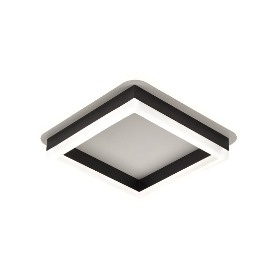 Imagine Plafoniera Elya LED 35W 3CCT 2975lm, negru si alb, Erste