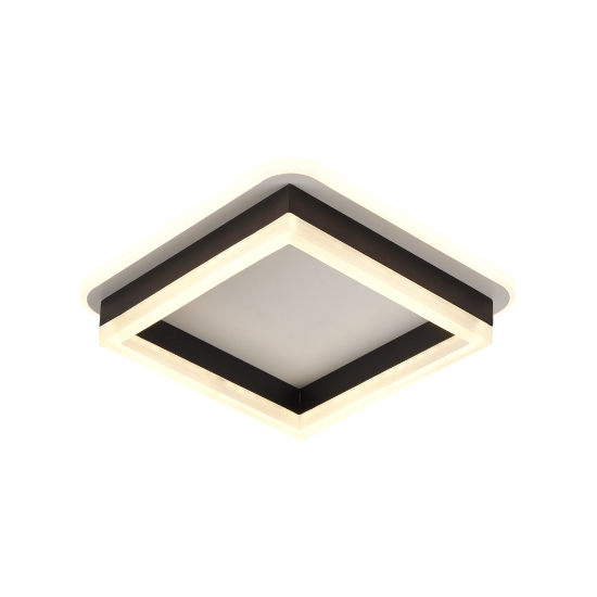 Imagine Plafoniera Elya LED 35W 3CCT 2975lm, negru si alb, Erste