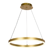Imagine Pendul Rotund LED 30W 3CCT 2100lm IP20, auriu, Erste