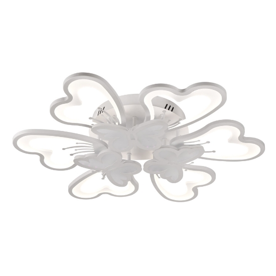 Imagine Plafoniera Butterfly LED 100W 3CCT RGB  8500lm, IP20, alb, Erste
