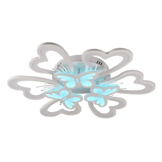 Imagine Plafoniera Butterfly LED 100W 3CCT RGB  8500lm, IP20, alb, Erste