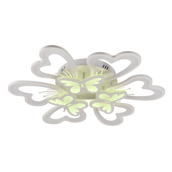 Imagine Plafoniera Butterfly LED 100W 3CCT RGB  8500lm, IP20, alb, Erste