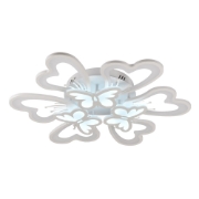 Imagine Plafoniera Butterfly LED 100W 3CCT RGB  8500lm, IP20, alb, Erste
