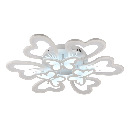 Imagine Plafoniera Butterfly LED 100W 3CCT RGB  8500lm, IP20, alb, Erste