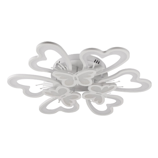 Imagine Plafoniera Butterfly LED 100W 3CCT RGB  8500lm, IP20, alb, Erste
