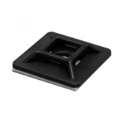 Imagine Suport coliere cablu, 50buc 28x28mm, negru