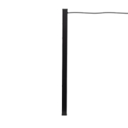 Imagine Uscător electric de prosoape montat pe perete, negru, 345 W