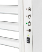 Imagine Uscător electric de prosoape montat pe perete, alb, 345 W