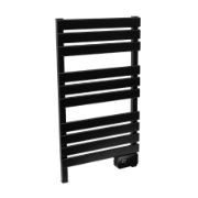 Imagine Uscător electric de prosoape montat pe perete, SMART, negru, 450 W