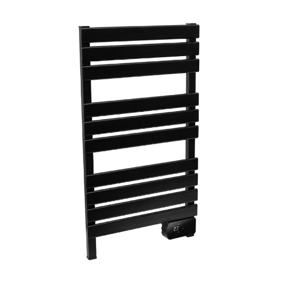 Imagine Uscător electric de prosoape montat pe perete, SMART, negru, 450 W