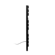 Imagine Uscător electric de prosoape montat pe perete, SMART, negru, 450 W