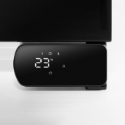 Imagine Uscător electric de prosoape montat pe perete, SMART, negru, 450 W