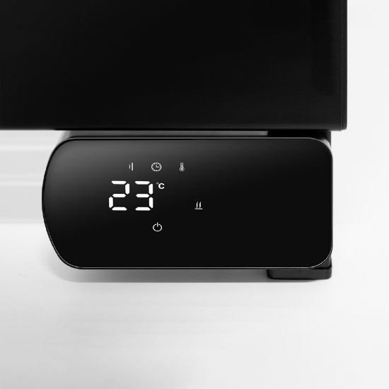 Imagine Uscător electric de prosoape montat pe perete, SMART, negru, 450 W