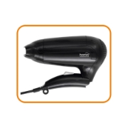 Imagine Uscator de par, negru, 1400 W, 2 trepte, maner pliabil