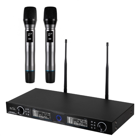 Imagine Set microfon fara fir, 140 m