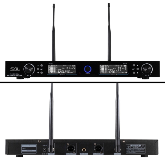 Imagine Set microfon fara fir, 140 m