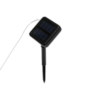 Imagine Pânză parasolar cu ghirlandă de luminițe solare
