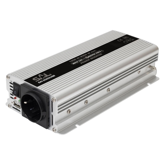 Imagine Invertor tensiune, 1000/2000W cu USB