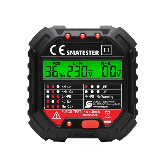 Imagine Tester conector si releu Fi cu voltmetru