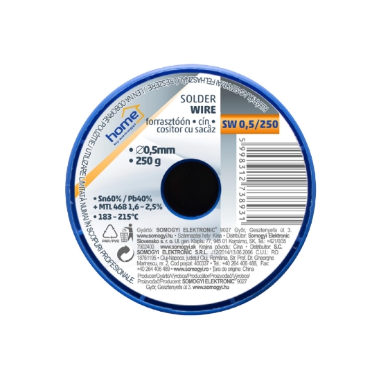 Imagine Cositor cu sacâz, 0,5 mm, 250g