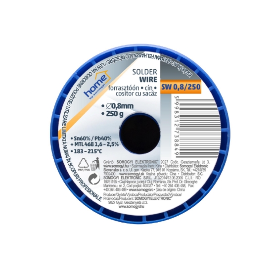 Imagine Cositor cu sacâz, 0,8 mm, 250g