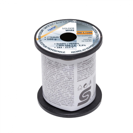 Imagine Cositor cu sacâz, 1 mm, 100g